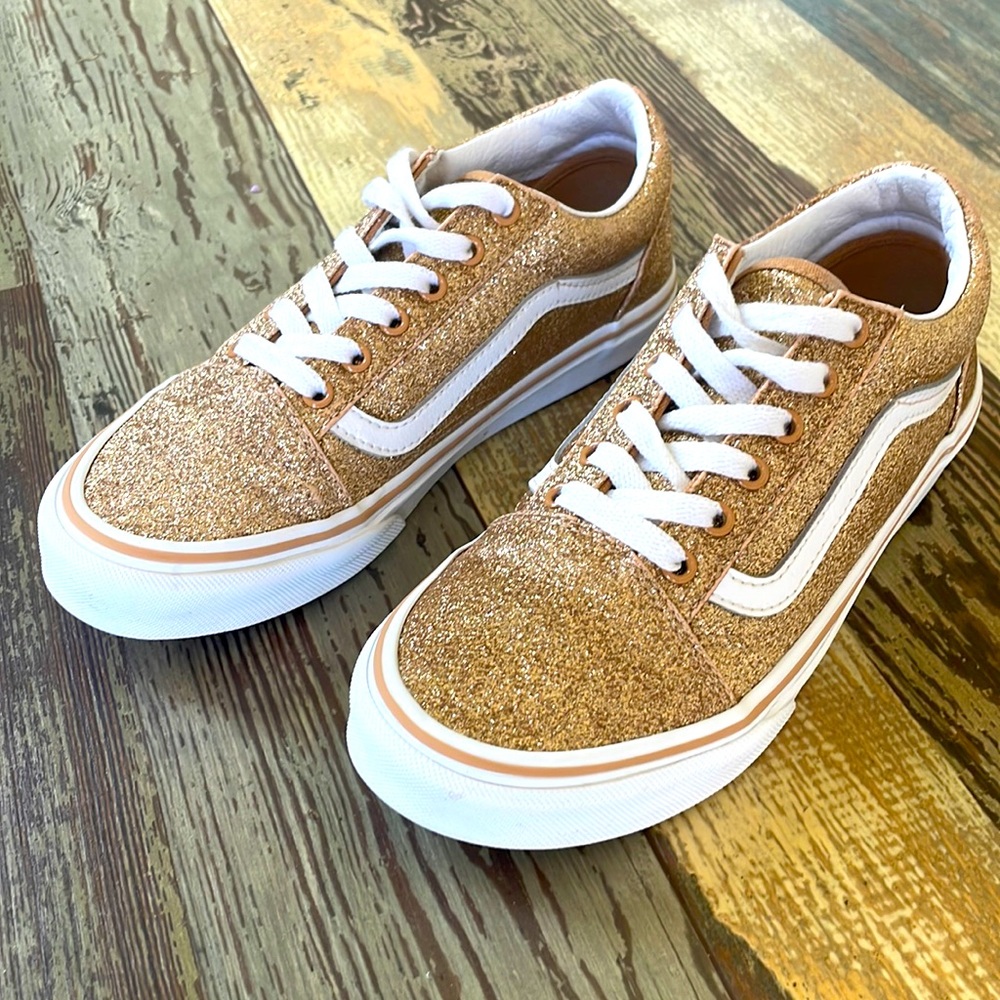 Gold vans / kids 4.5